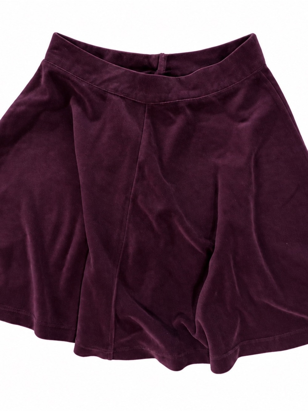 Vintage GAP Plum Velvet Skater Skirt